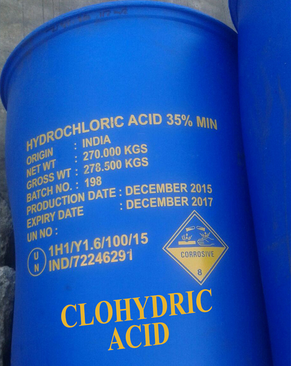 Acid HCL – Axit Clohydric - Hóa Chất Quang Ngọc Diệp - Công Ty TNHH Quang Ngọc Diệp